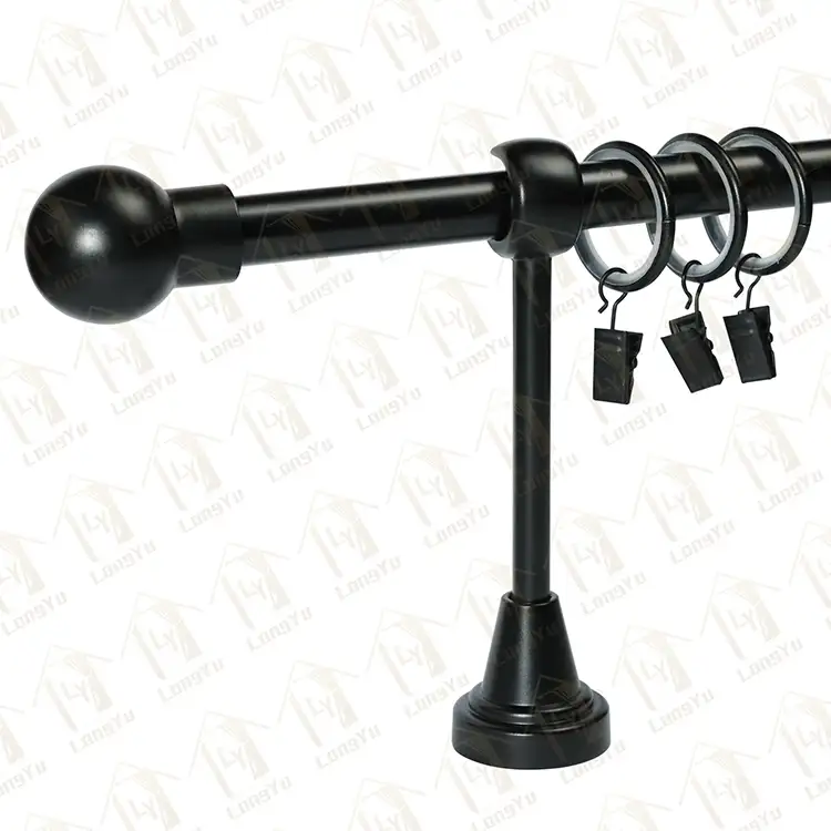 aluminum curtain pole finials