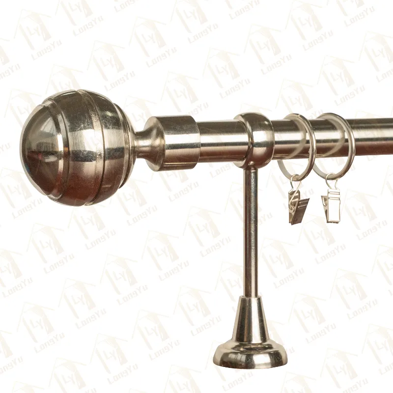 Curtain Rods with Large Finial